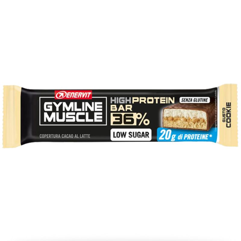 ENERVIT GYMLINE MUSCLE HIGH PROTEIN BAR 36% 1 BARRETTA DA 55 GRAMMI
