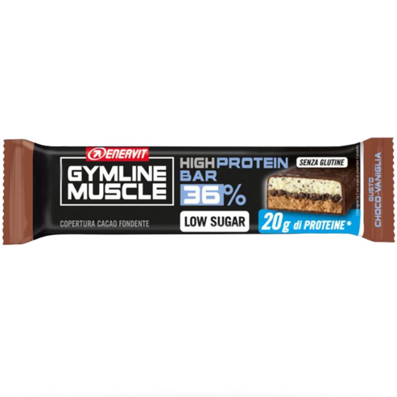 ENERVIT GYMLINE MUSCLE HIGH PROTEIN BAR 36% 1 BARRETTA DA 55 GRAMMI