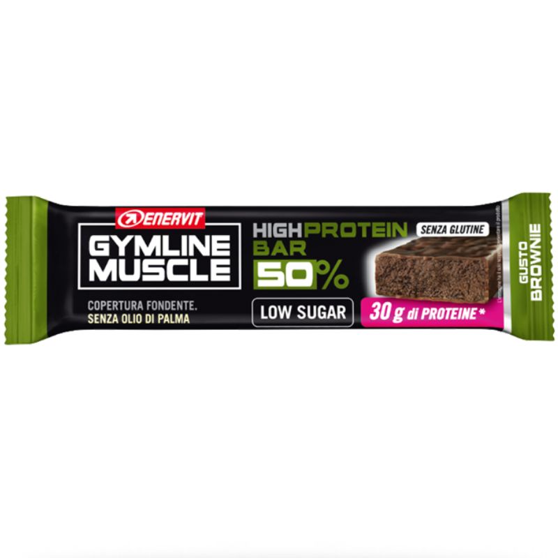 ENERVIT GYMLINE MUSCLE HIGH PROTEIN BAR 50% 1 BARRETTA DA 60 GRAMMI