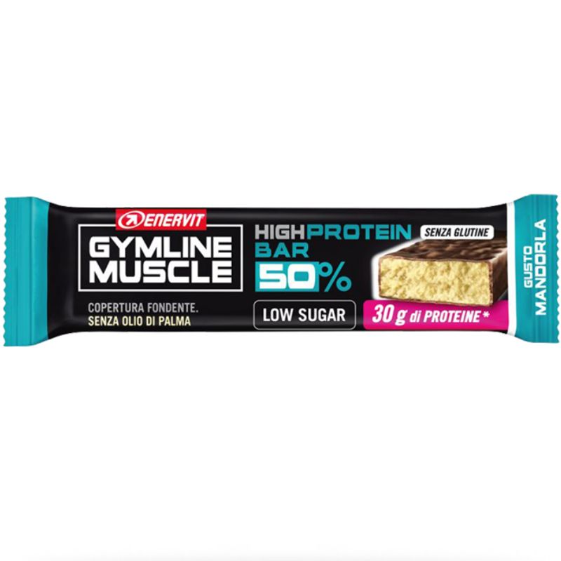 ENERVIT GYMLINE MUSCLE HIGH PROTEIN BAR 50% 1 BARRETTA DA 60 GRAMMI