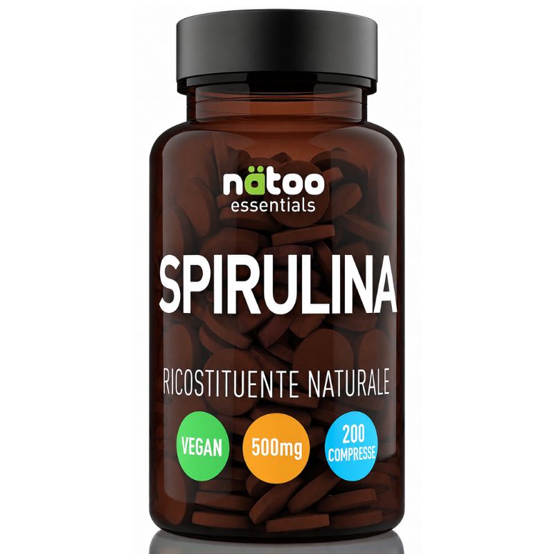 NATOO ESSENTIALS SPIRULINA 500 DA 200 COMPRESSE