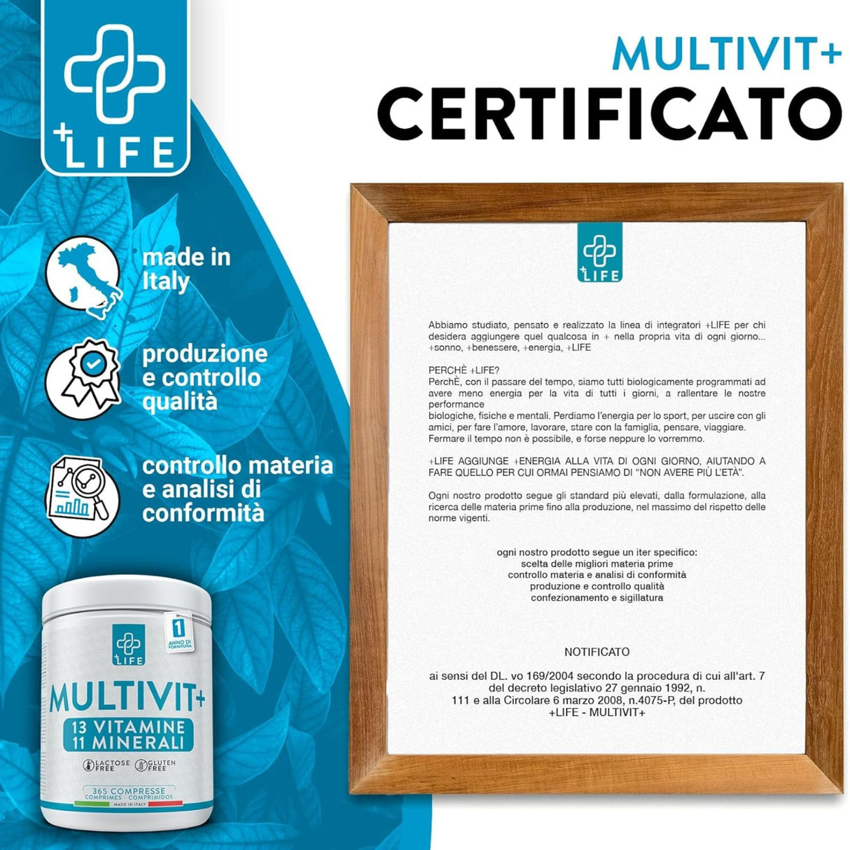 +Life Multivit+ 365 Compresse