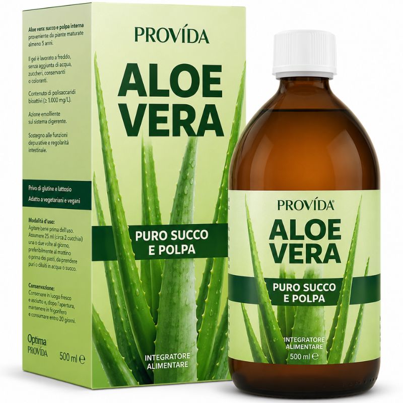 Optima Provida Aloe Vera Succo e Polpa 500 ML