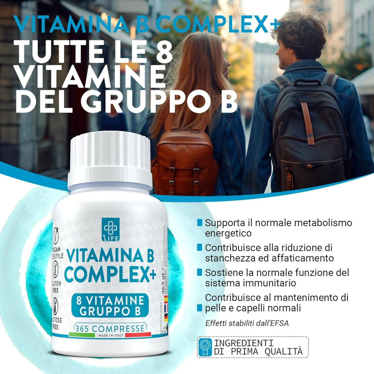 +Life Vitamina B Complex+ 365 Compresse