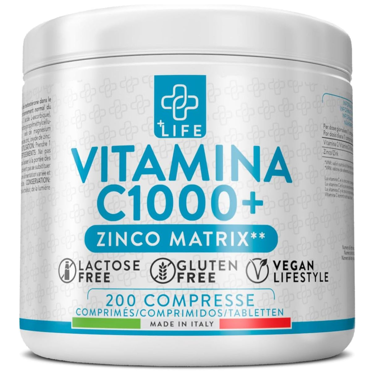 +Life Vitamina C 1000 + Zinco Da 200 Compresse