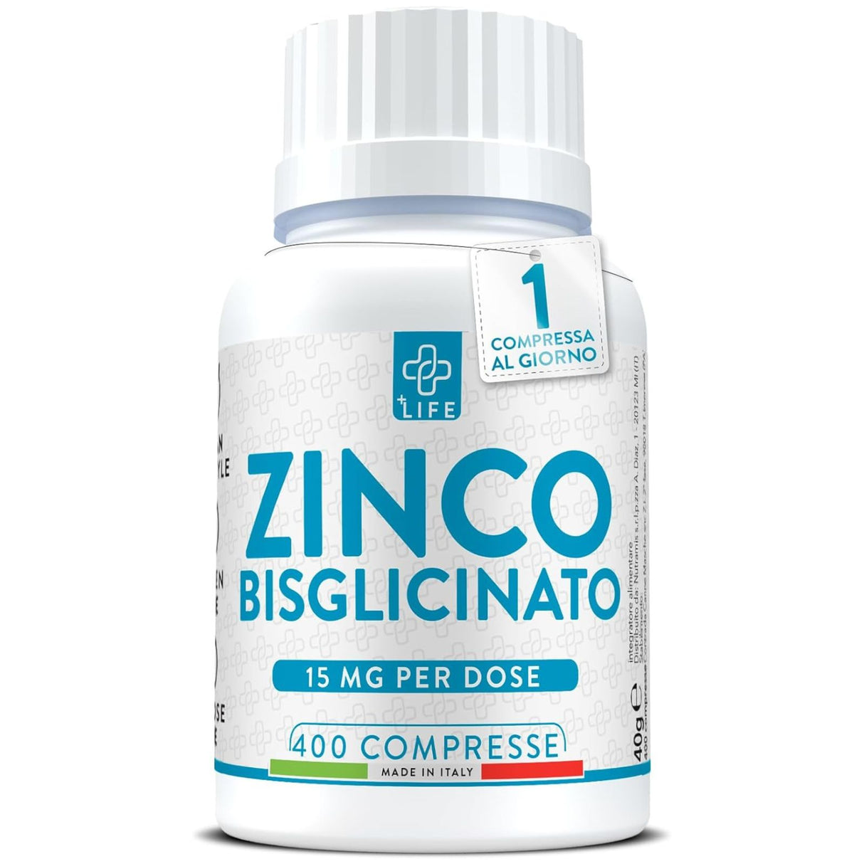 +Life Zinco Bisglicinato 400 Compresse