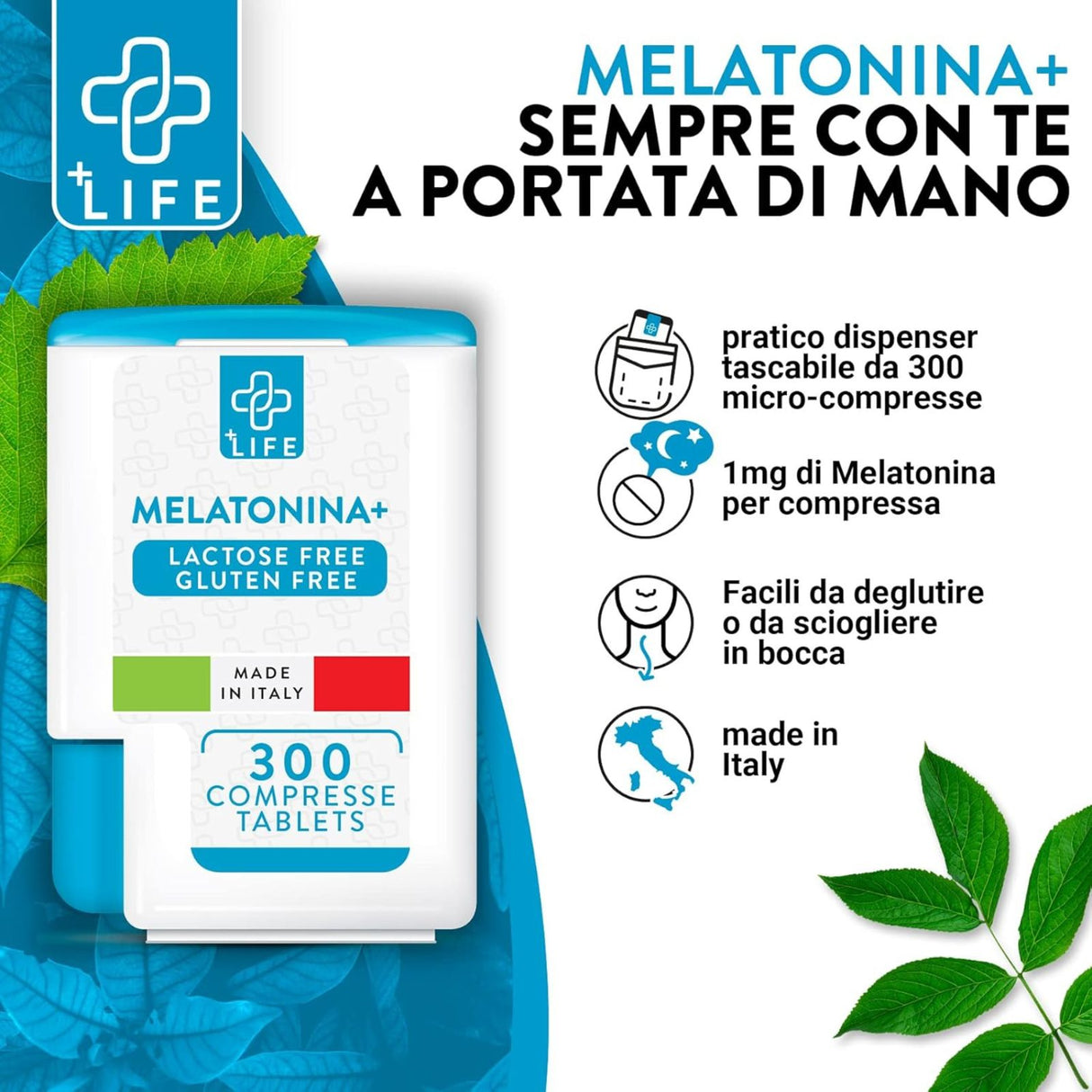 +Life Melatonina+ 300 Compresse