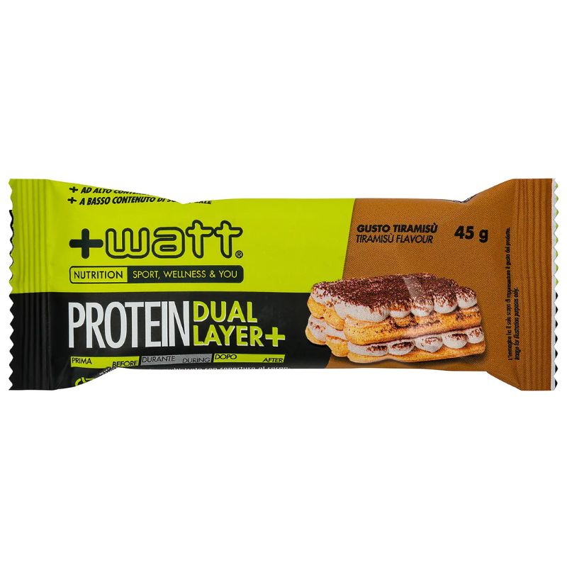 +Watt Protein Dual Layer+ 1 Barretta Da 45 Grammi