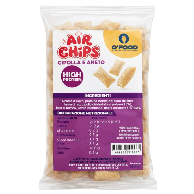 O'food Air Chips 100 Grammi
