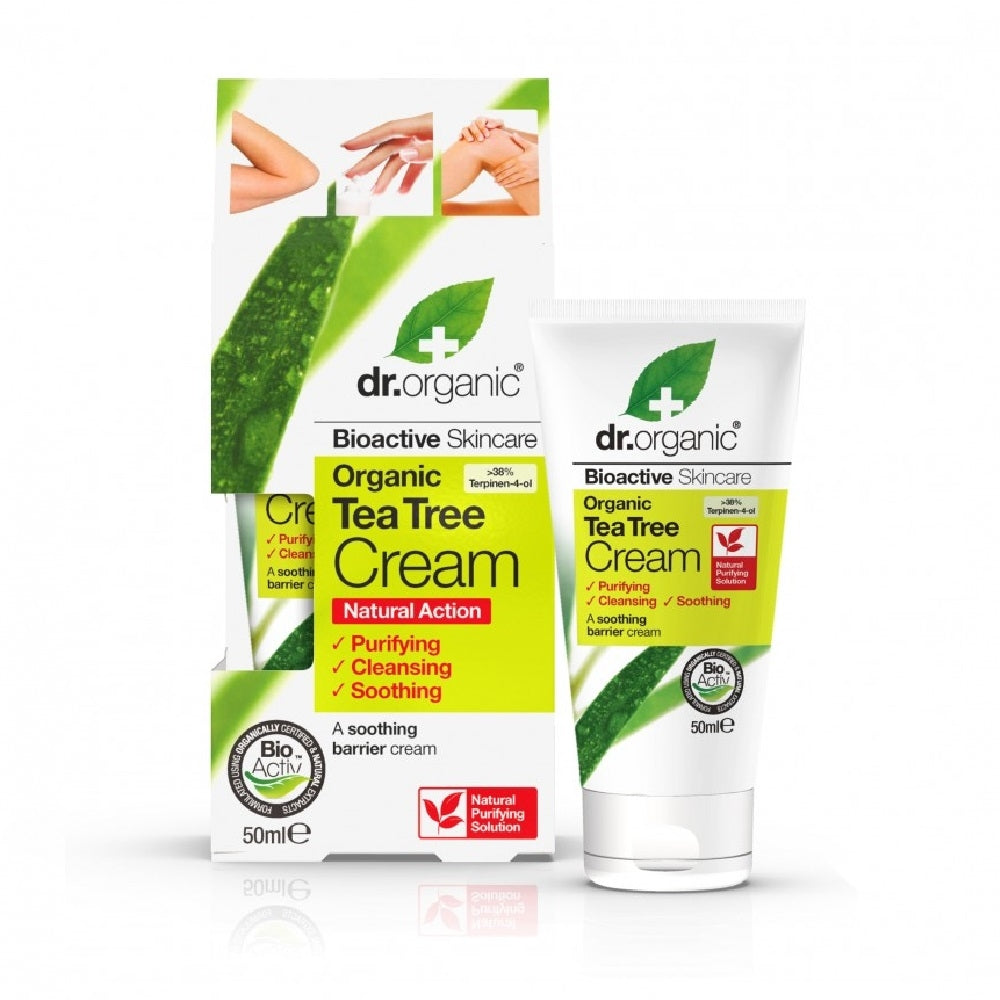 DR ORGANIC TEA TREE ANTISEPTIC CREAM 50 ML