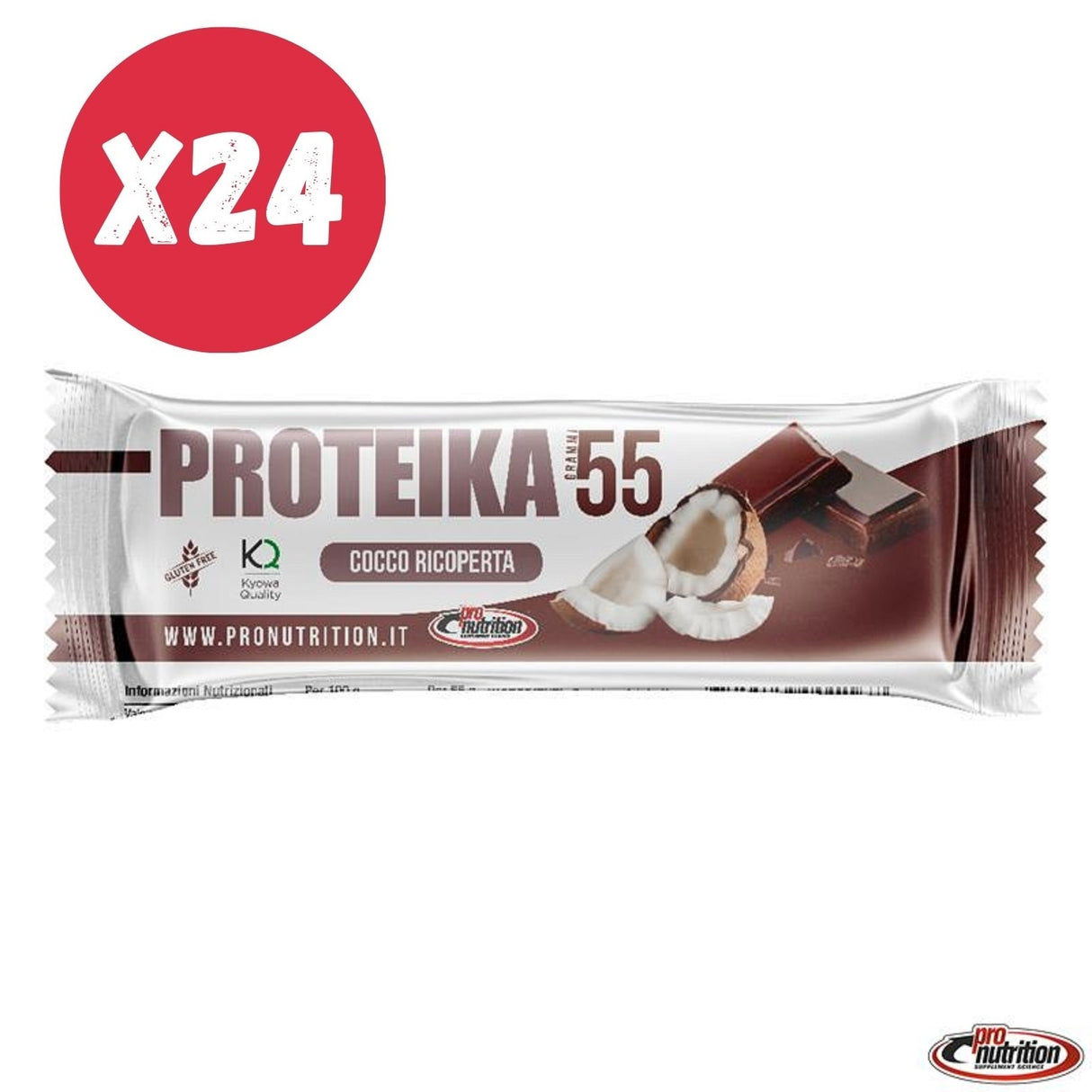 PRONUTRITION PROTEIKA55 24 BARRETTE DA 55 GRAMMI