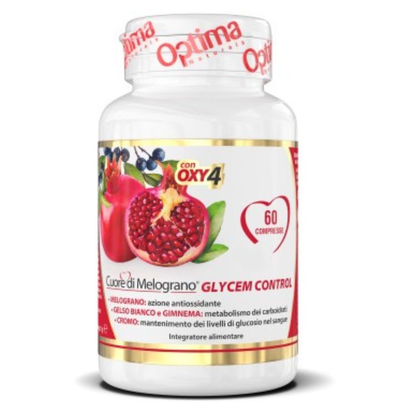 Optima Naturals Cuore Di Melograno Glycem Control 60 Compresse