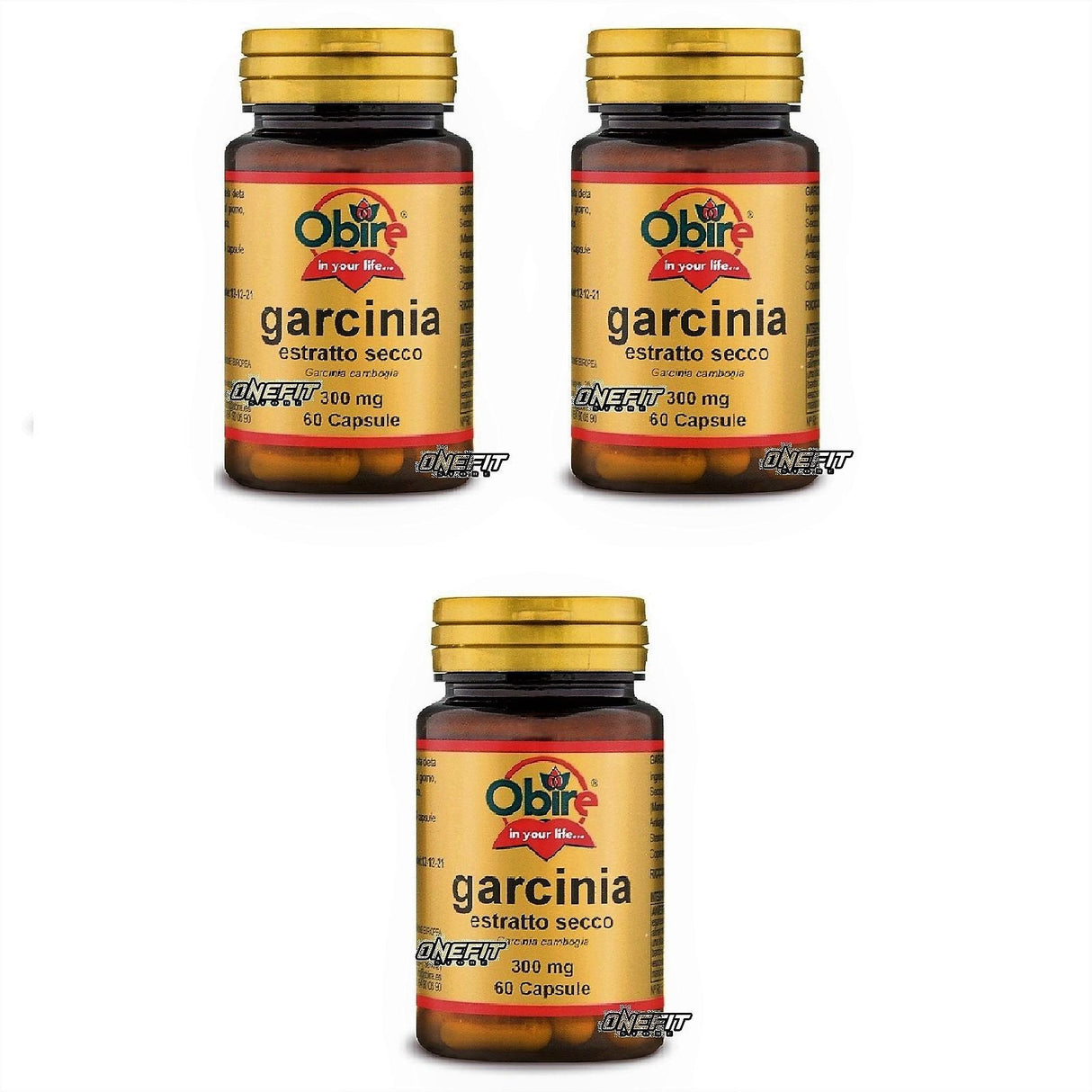 OBIRE GARCINIA 3 CONFEZIONI DA 60 CAPSULE