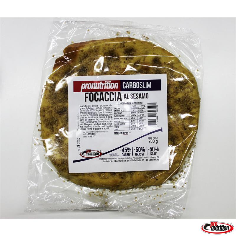 PRONUTRITION FOCACCIA AL SESAMO 200 GRAMMI