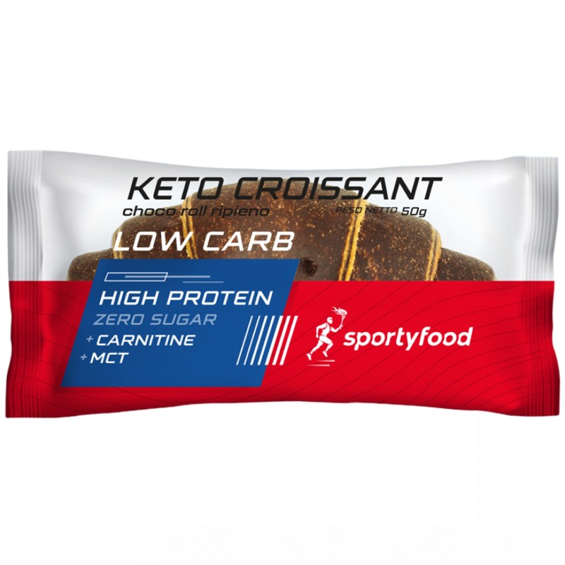 Sportyfood Keto Croissant Ripieno Choco Roll 50 Grammi