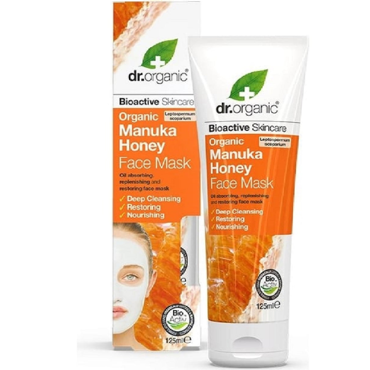 DR ORGANIC MANUKA HONEY FACE MASK 125ML