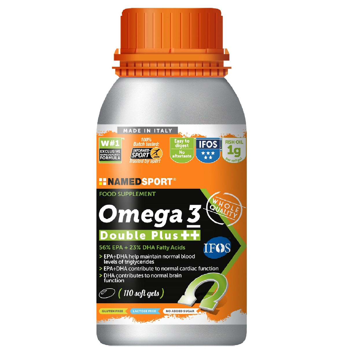 NAMED SPORT OMEGA 3 DOUBLE PLUS ++ 110 SOFT GEL