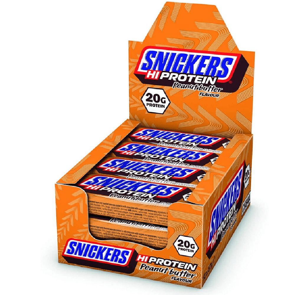 SNICKERS HI-PROTEIN BURRO DI ARACHIDI 12 BARRETTEDA 57g