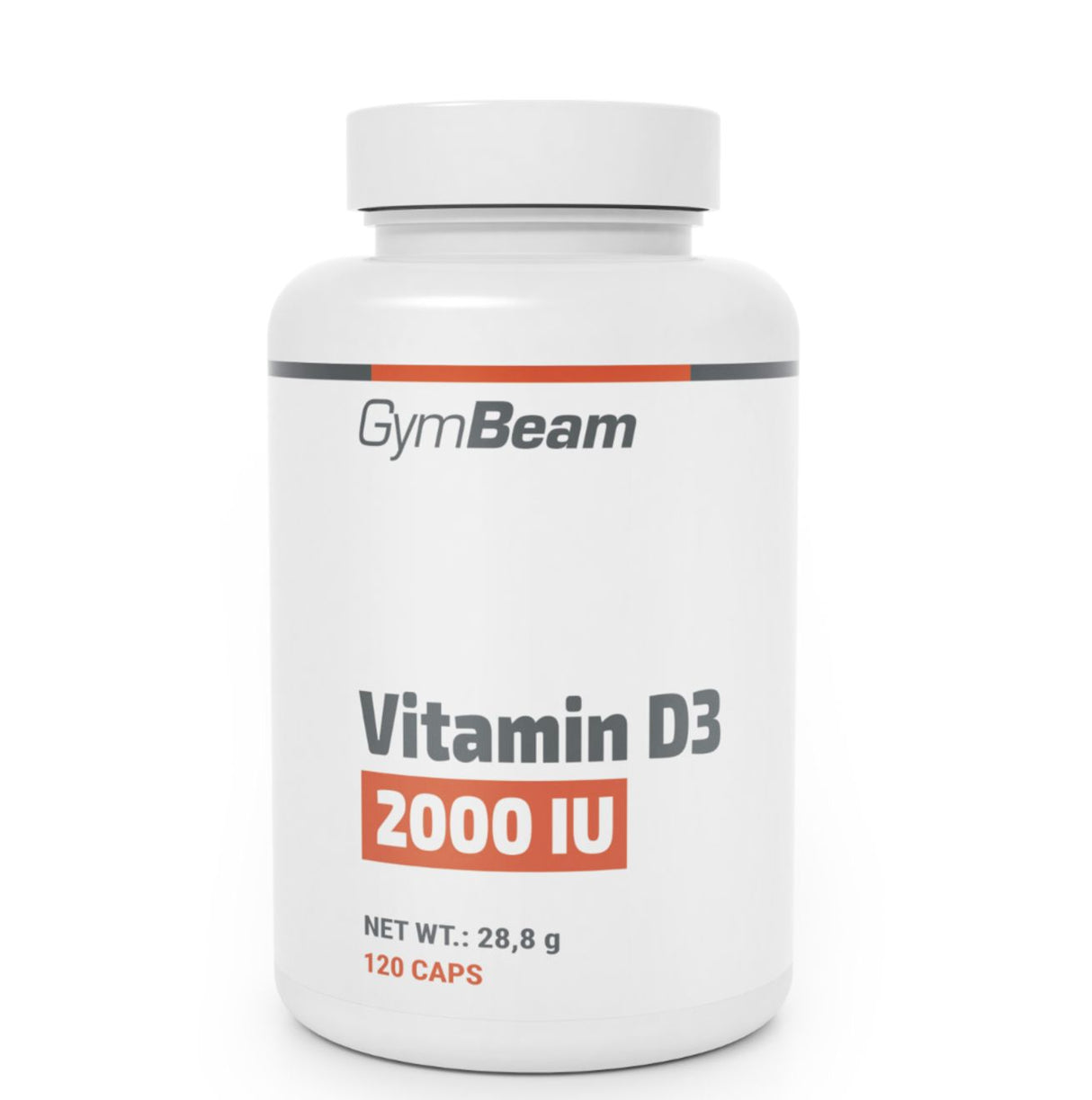 GymBeam Vitamin D3 2000 IU 120 Capsule