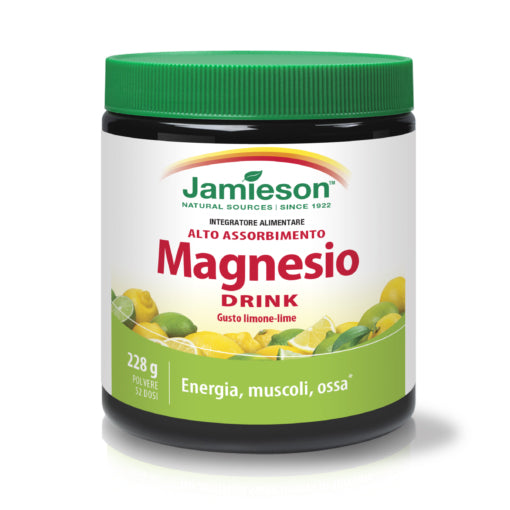 Jamieson Magnesio Drink 228 grammi gusto limone-lime