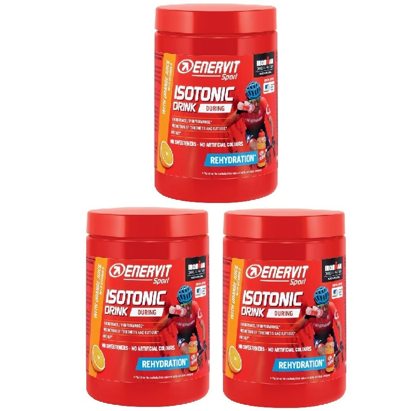 3 X ENERVIT ISOTONIC DRINK 420 GRAMMI ARANCIA