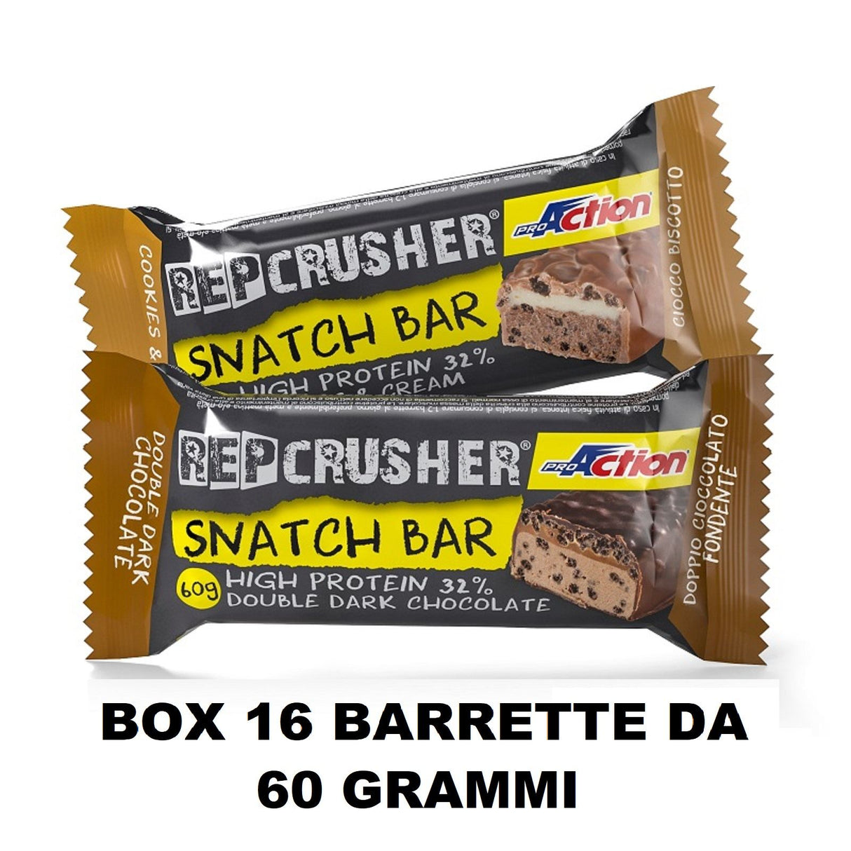 PROACTION REP CRUSHER SNATCH BAR 16 BARRETTE DA 60 GRAMMI