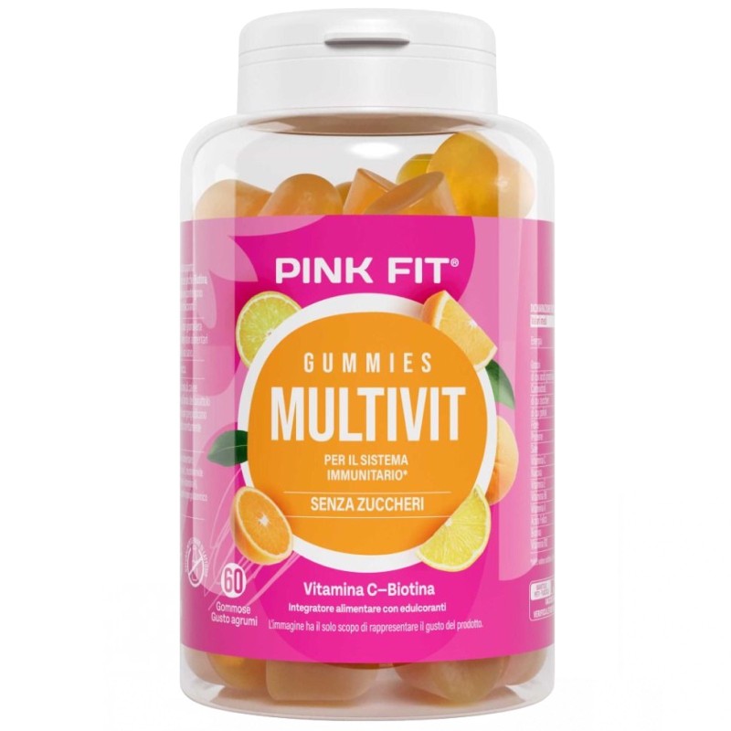 Proaction Pink FIt Gummies Multivit Da 60 Gommose
