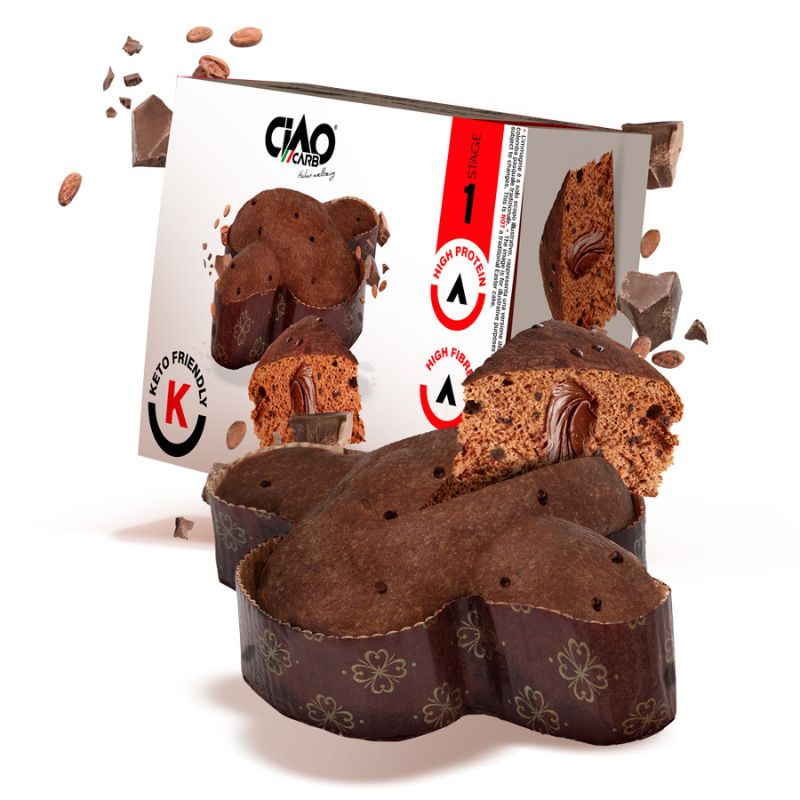 CiaoCarb Stage 1 Protolicious Con Crema Di Cacao e Gocce Di Cioccolato 100 Grammi
