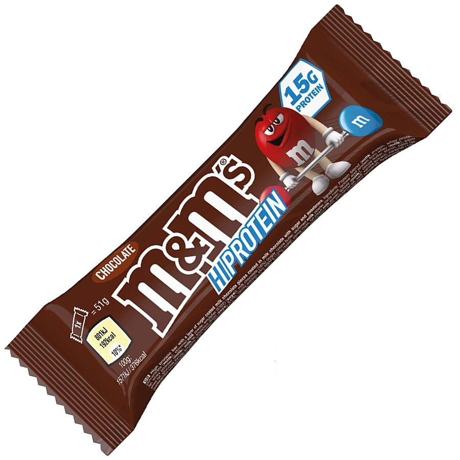 M&M HI-PROTEIN CIOCCOLATO 1 BARRETTA DA 51 GRAMMI