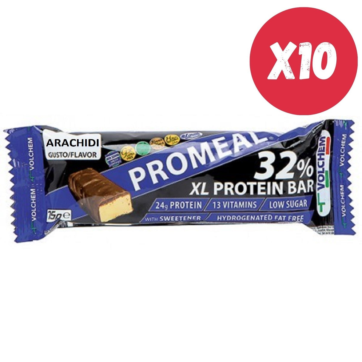 VOLCHEM PROMEAL XL PROTEIN 32% 10 BARRETTE DA 75 GRAMMI