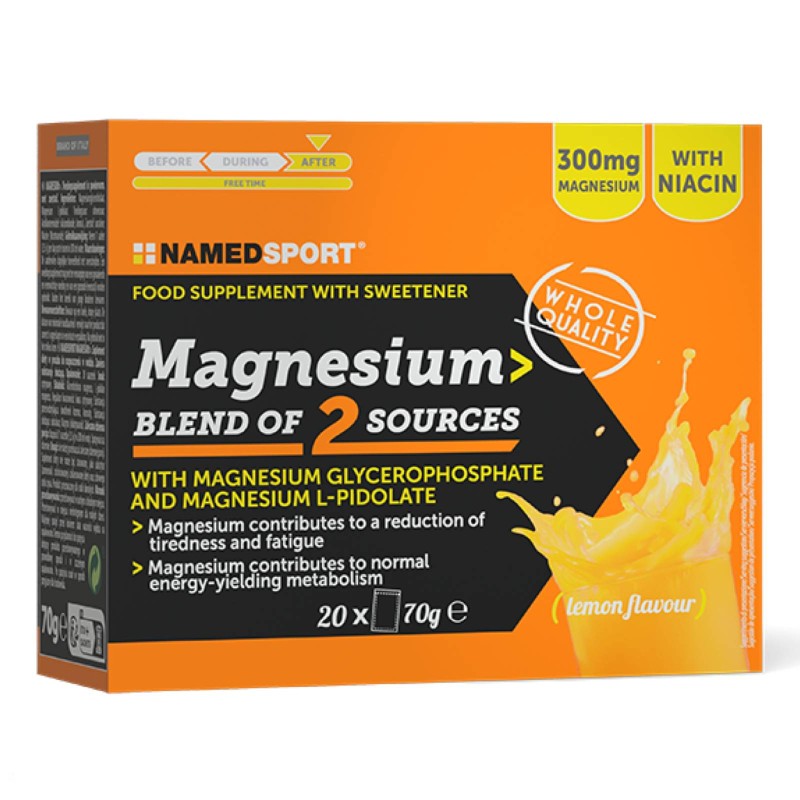 NAMED SPORT MAGNESIUM BLEND OF 2 SOURCES 20X70 GRAMMI