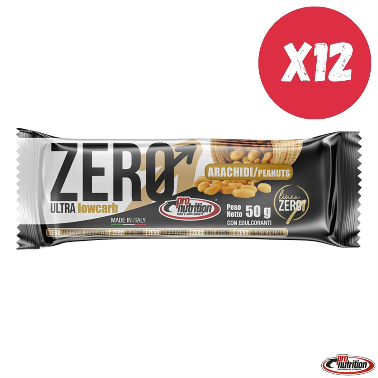 PRONUTRITION ZERO ULTRA LOWCARB 12 BARRETTE DA 50 GRAMMI