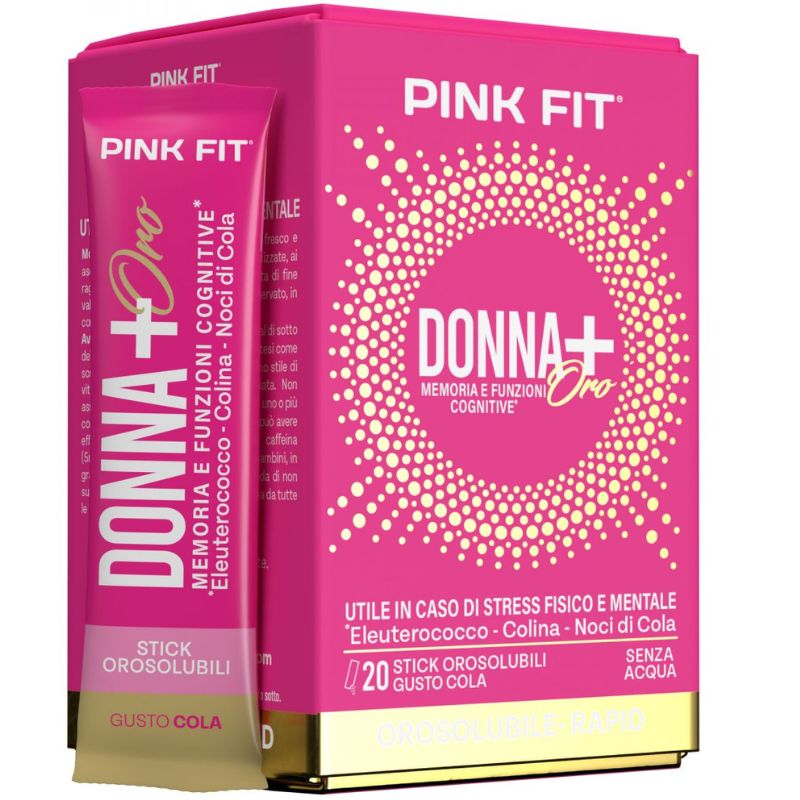 Pink Fit Oro Donna+ 20 Stick Gusto Cola