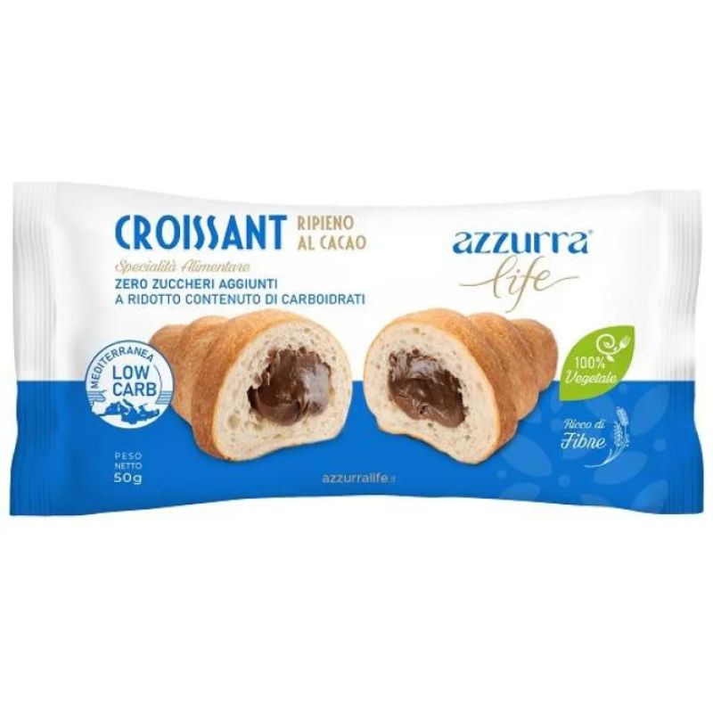 Azzurra Life Croissant Ripieno Al Cacao 50 Grammi