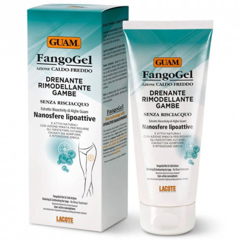 Guam FangoGel Azione Caldo-Freddo Drenante Rimodellante Gambe 200 Ml