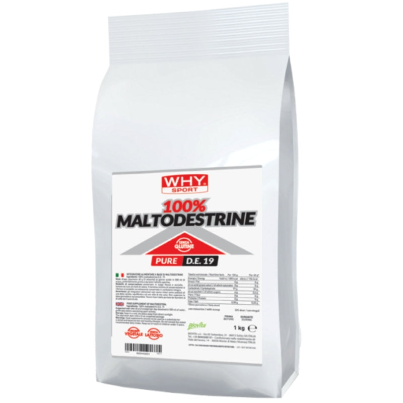 WHY SPORT 100% MALTODESTRINE PURE D.E.19 1KG