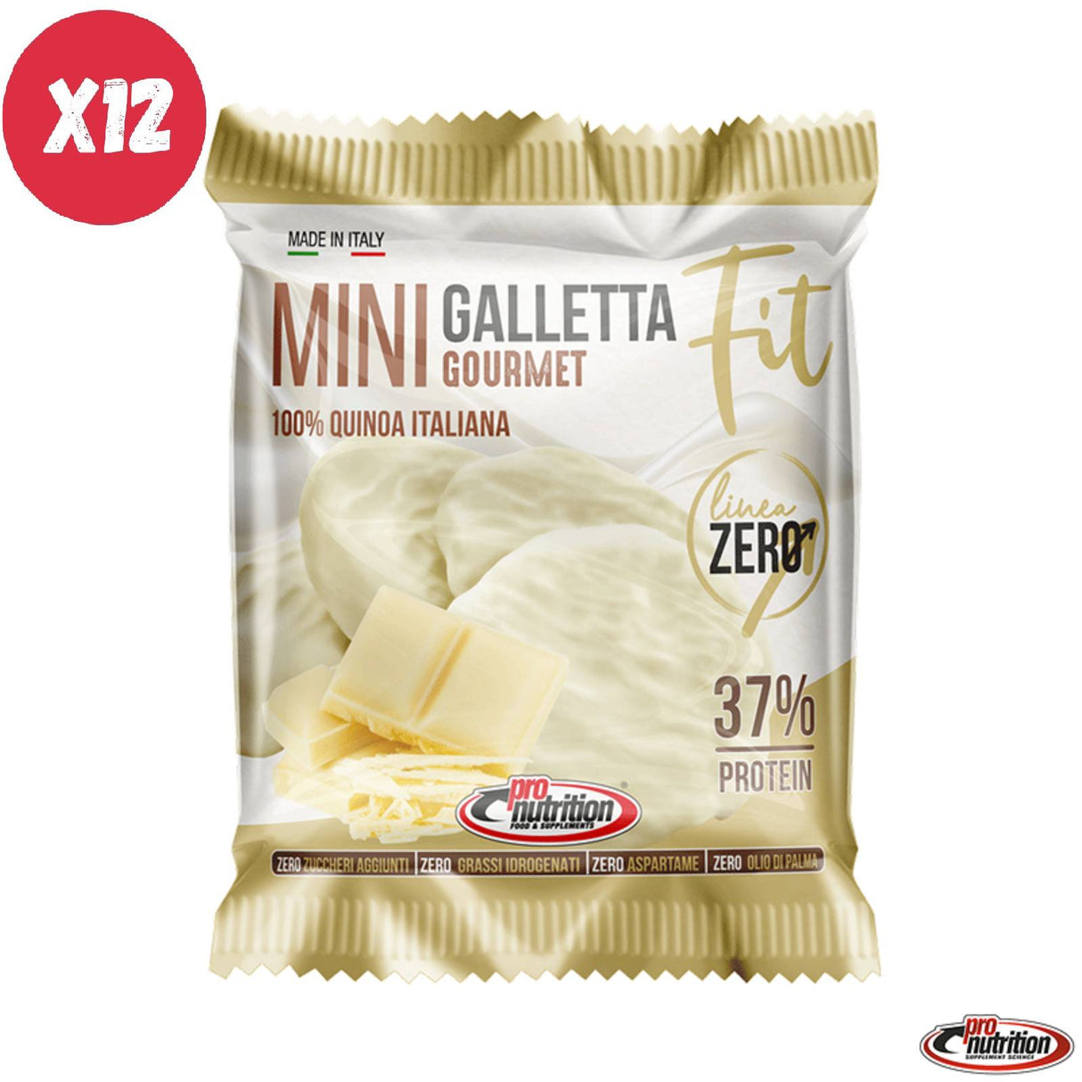 PRONUTRITION 12 SACCHETTI MINI GALLETTA FIT 36 GRAMMI