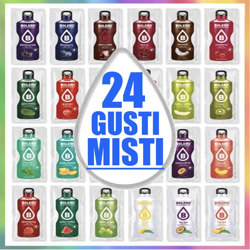 Bolero Drink Box da 24X9 Grammi Gusti Assortiti