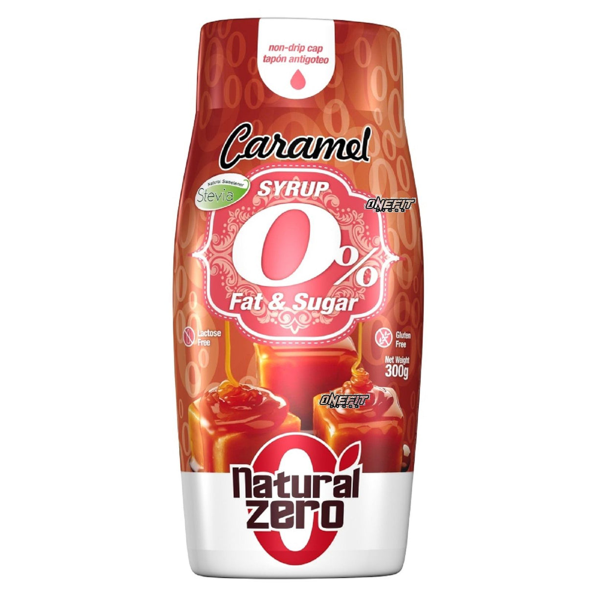 NATURAL ZERO SCIROPPO 0% 1 CONFEZIONE DA 320 GRAMMI GUSTO CARAMELLO