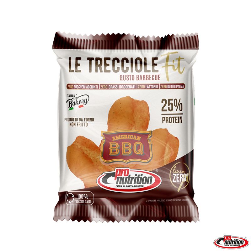 PRONUTRITION TRECCIOLE PROTEICHE AL BARBECUE DA 30 GRAMMI