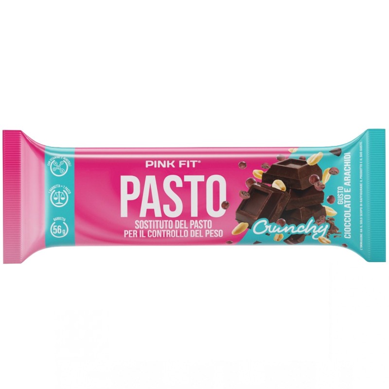 Proaction Pink Fit Pasto Crunchy Barretta Da 56 Grammi