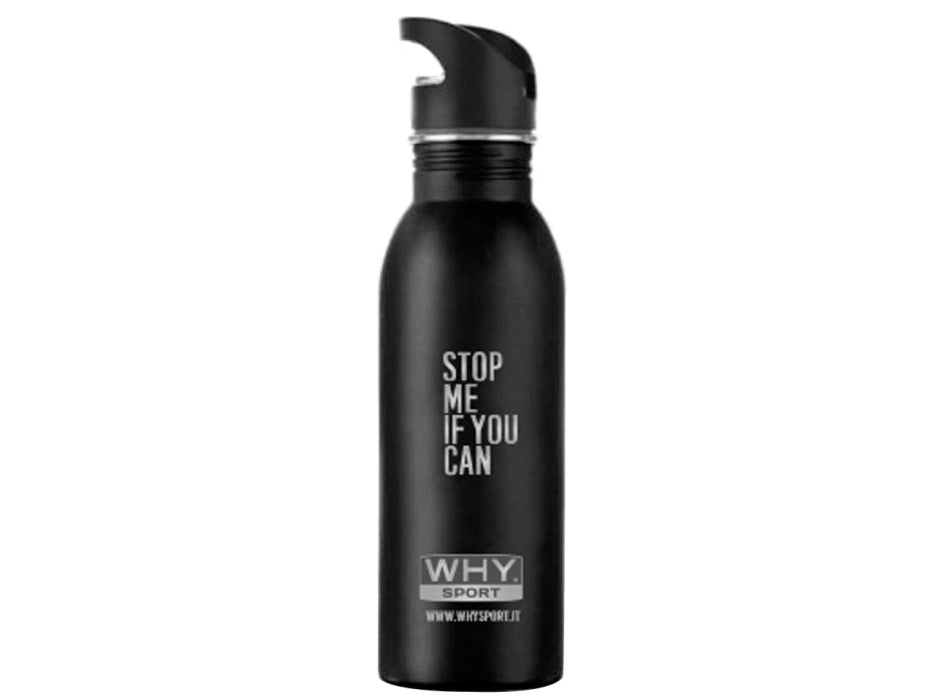 Why Sport Borraccia in Metallo Nera 400 ml