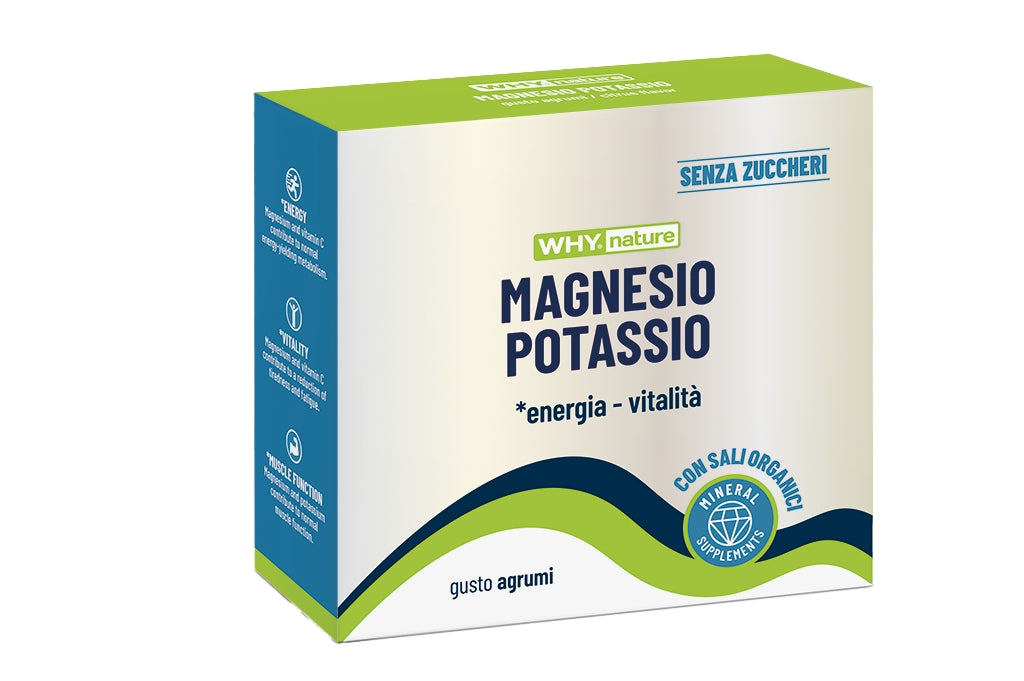 Why Nature Magnesio Potassio 10 Bustine Da 4 Grammi