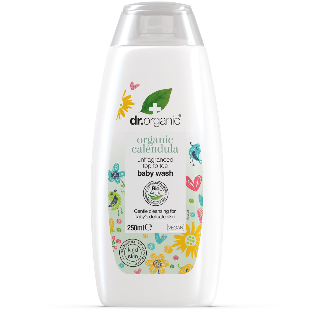 DR ORGANIC BABY CALENDULA BODYWASH 250 ML