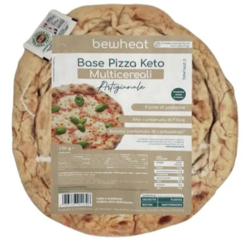 Bewheat Base Pizza Low Carb Keto Multicereali 250 Grammi