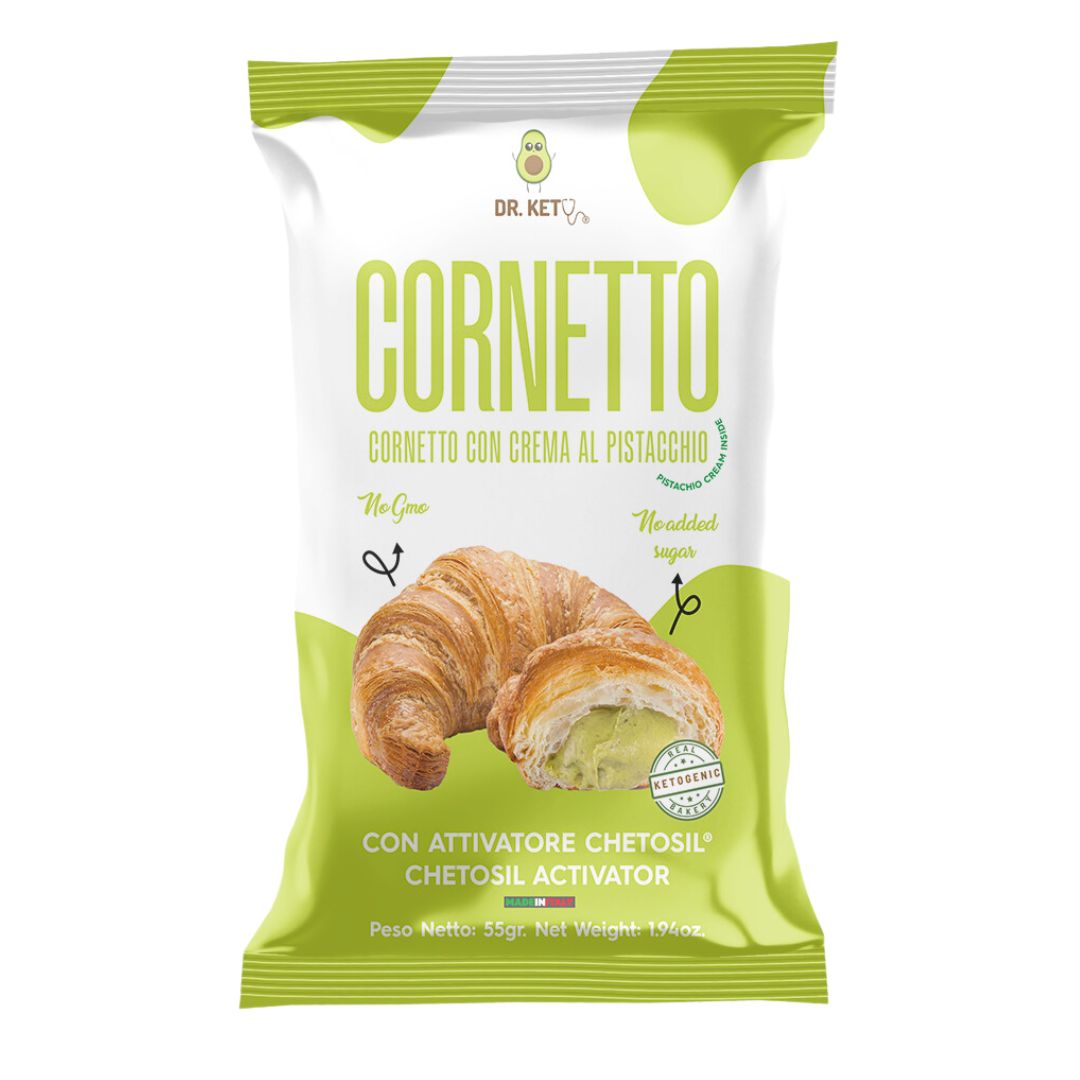Dr.Keto Cornetto Ripieno Al Pistacchio 55 Grammi