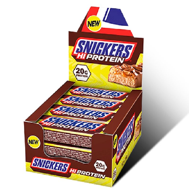SNICKERS HI-PROTEIN 12 BARRETTE DA 55 GRAMMI