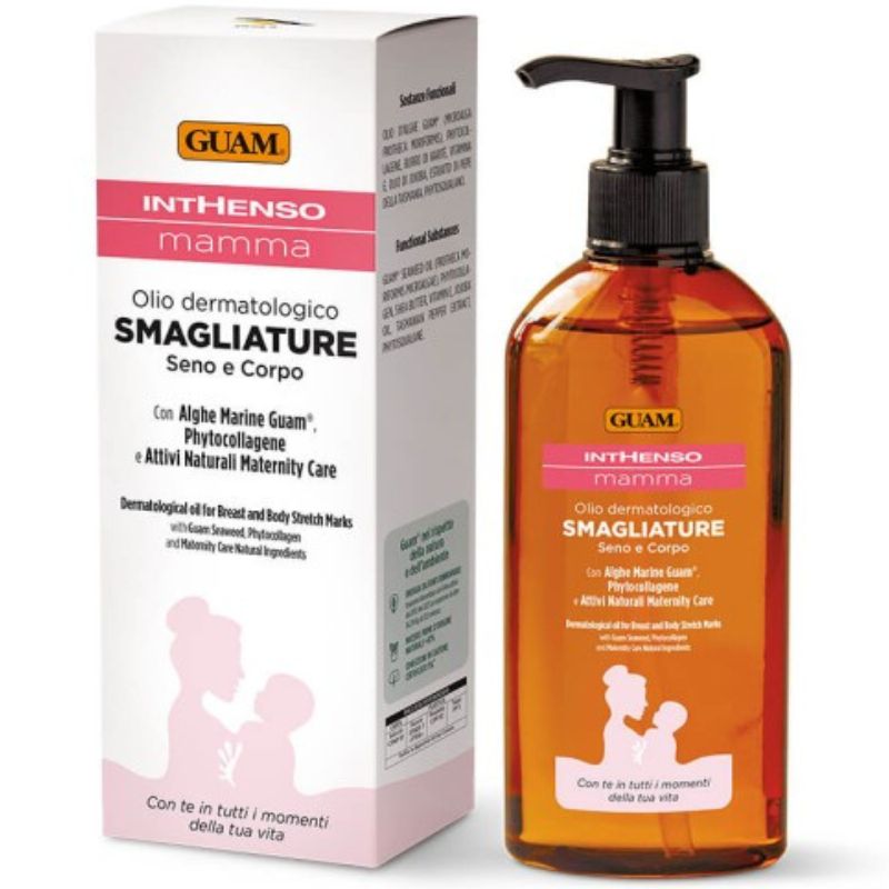 Guam Inthenso Mamma Olio Dermatologico Smagliature Seno e Corpo 200 Ml