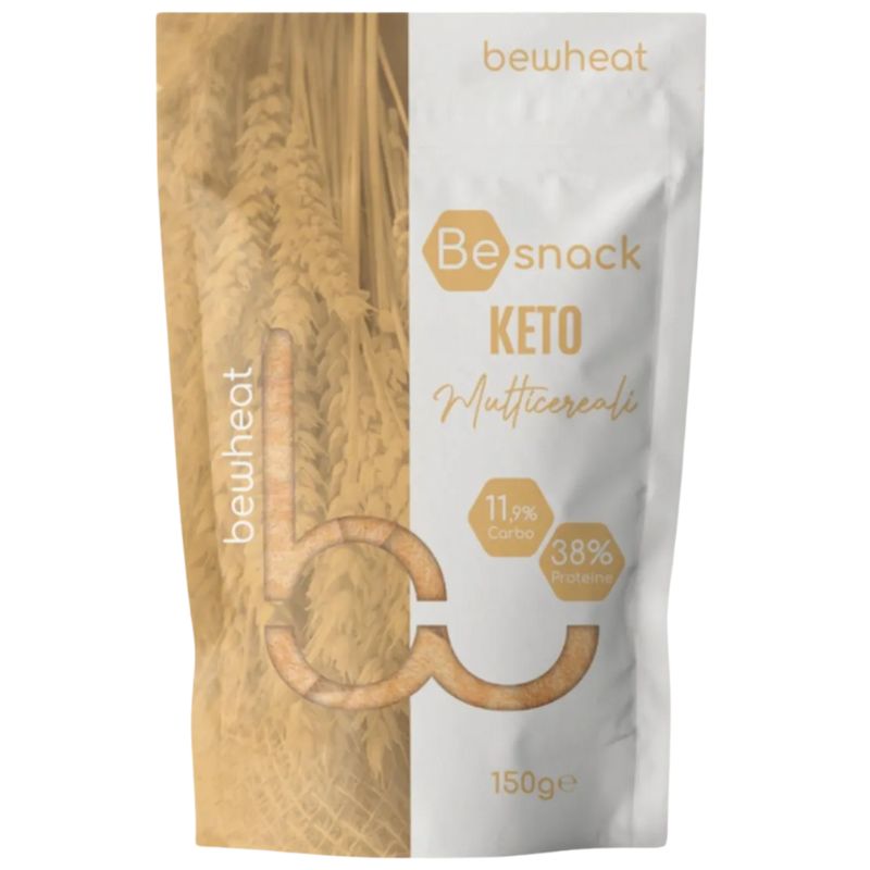 Bewheat Besnack Keto Gusto Multicereali 150 Grammi