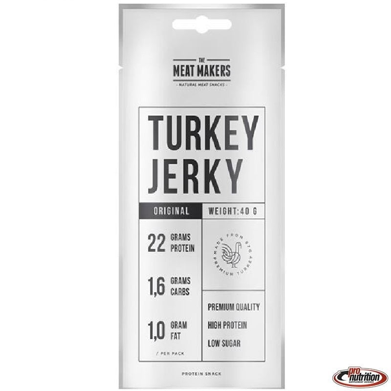 PRONUTRITION TURKEY JERKY 1 BUSTINA DA 40 GRAMMI GUSTO ORIGINAL